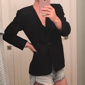 Evan Picone Petites : Classic Black Blazer Jacket